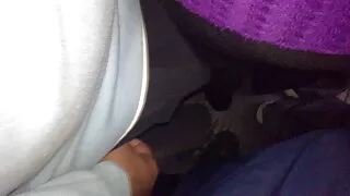 A ladra videos caseiro nacional Sophia Burns dá um guarda.